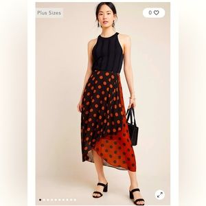 Anthropologie Maeve Oksana Midi Skirt Medium